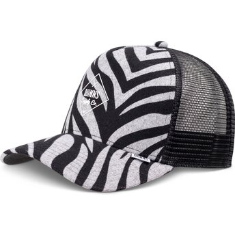 Kepsar böjd svart snapback HFT Rubbertigerstripes av Djinns