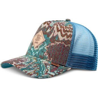 Kepsar böjd flerfärgad snapback HFT Color Explo av Djinns