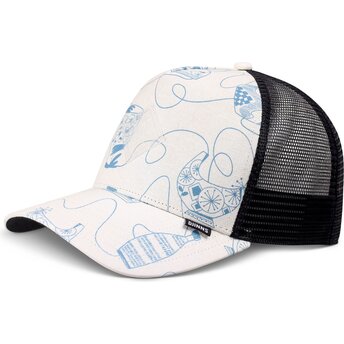 Kepsar böjd vit snapback HFT Bottles av Djinns