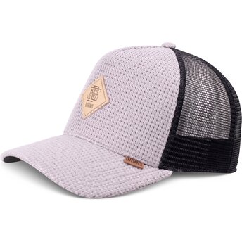 Kepsar böjd grå snapback HFT Knitted Fab av Djinns