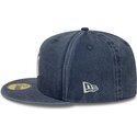 kepsar-platt-marinbla-justerad-59fifty-washed-fran-new-york-yankees-mlb-av-new-era
