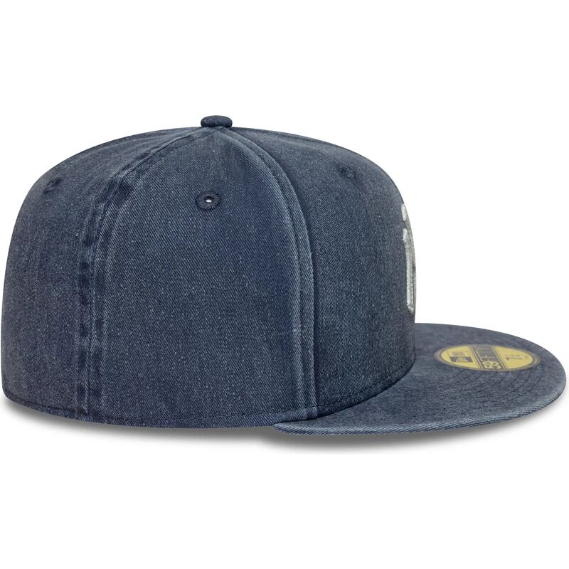 kepsar-platt-marinbla-justerad-59fifty-washed-fran-new-york-yankees-mlb-av-new-era