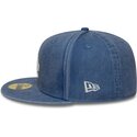 kepsar-platt-bla-justerad-59fifty-washed-fran-los-angeles-dodgers-mlb-av-new-era