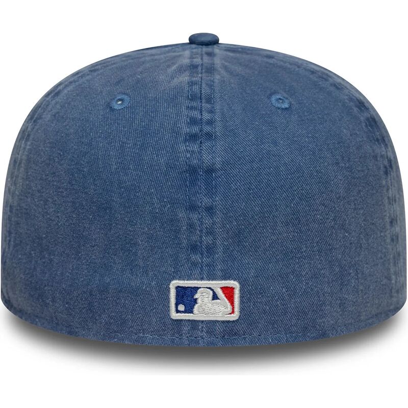 kepsar-platt-bla-justerad-59fifty-washed-fran-los-angeles-dodgers-mlb-av-new-era
