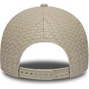 kepsar-bojd-beige-justerbart-band-9forty-pu-weave-fran-new-york-yankees-mlb-av-new-era