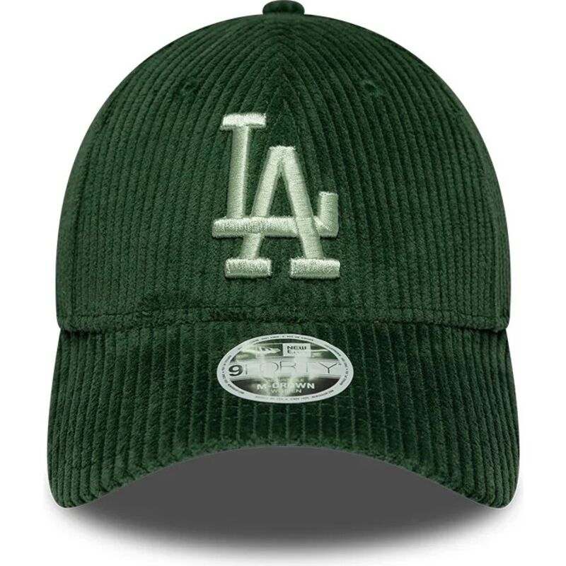 kepsar-bojd-gron-snapback-9forty-m-crown-chunky-cord-fran-los-angeles-dodgers-mlb-av-new-era