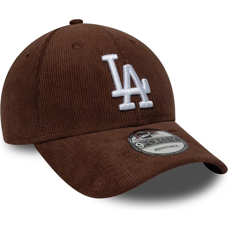 kepsar-bojd-brun-snapback-9forty-entry-cord-fran-los-angeles-dodgers-mlb-av-new-era