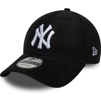 Kepsar böjd svart snapback 9FORTY Entry Cord från New York Yankees MLB av New Era