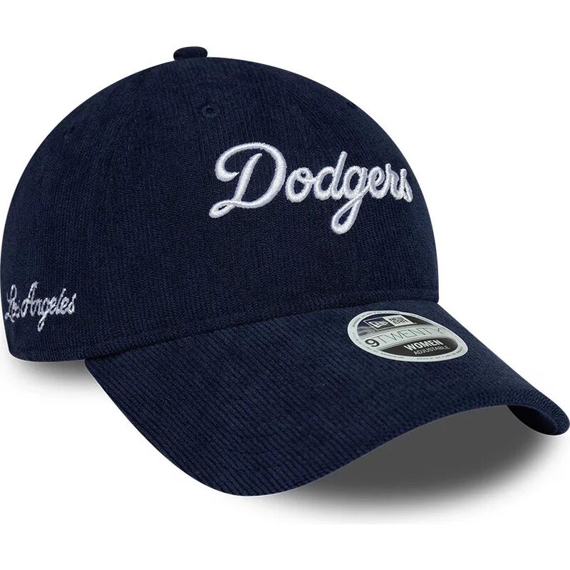kepsar-bojd-marinbla-justerbart-band-9twenty-cord-script-fran-los-angeles-dodgers-mlb-av-new-era