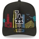 kepsar-bojd-svart-snapback-9fifty-a-frame-precurved-skyline-fran-los-angeles-dodgers-mlb-av-new-era