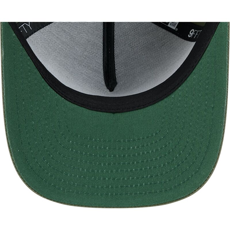 kepsar-bojd-gron-snapback-9fifty-a-frame-precurved-side-pin-fran-las-vegas-raiders-nfl-av-new-era