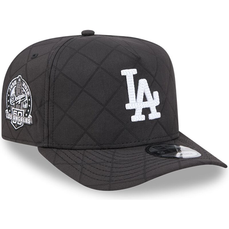 kepsar-bojd-svart-snapback-9fifty-a-frame-precurved-checkered-fran-los-angeles-dodgers-mlb-av-new-era