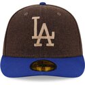 kepsar-bojd-brun-justerad-59fifty-precurved-fran-los-angeles-dodgers-mlb-av-new-era