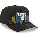 kepsar-bojd-svart-snapback-9fifty-a-frame-precurved-skyline-fran-chicago-bulls-nba-av-new-era