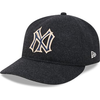 Kepsar böjd svart justerbart band 9FIFTY Retro Crown Precurved från New York Yankees MLB av New Era