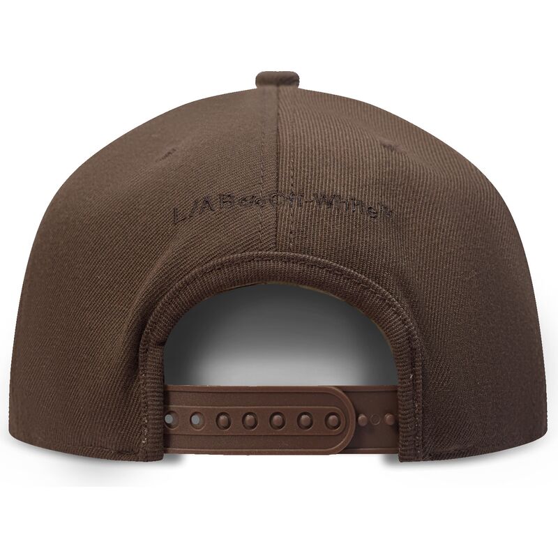kepsar-platt-brun-snapback-off-embroidered-twill-av-l-ab-c-o-off-white