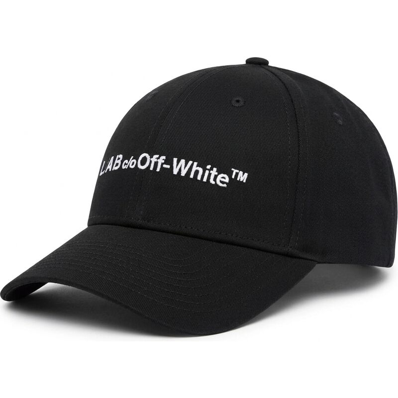 kepsar-bojd-svart-justerbart-band-horizontal-embroidered-twill-av-l-ab-c-o-off-white