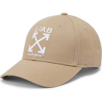 Kepsar böjd beige justerbart band Clamp Arrows Twill av L/AB c/o Off-White™