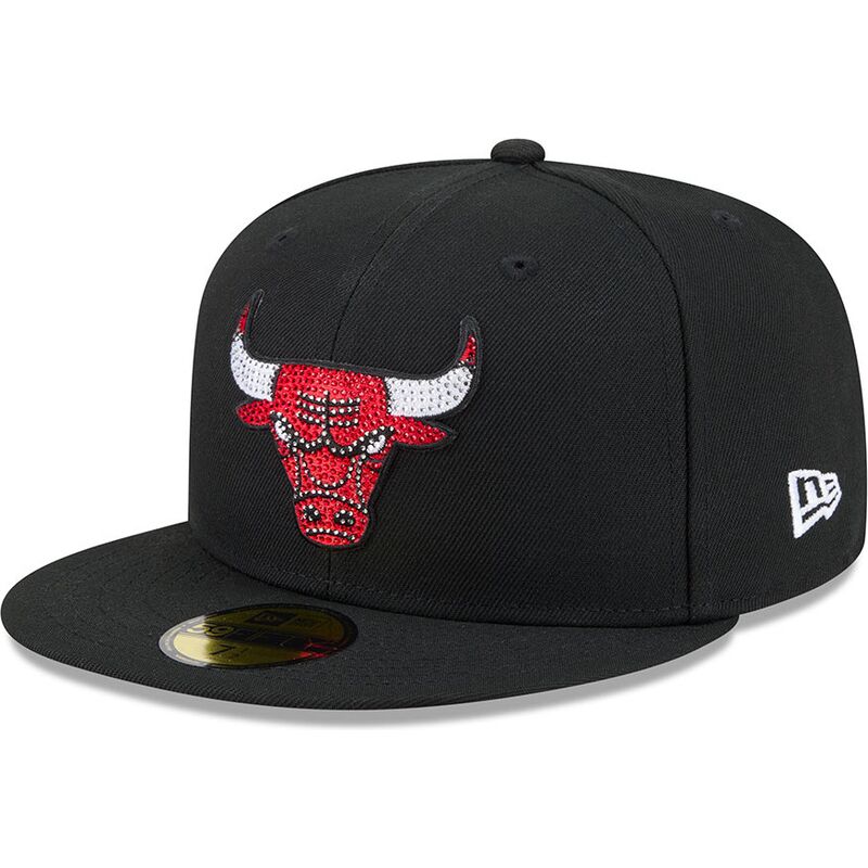 kepsar-platt-svart-justerad-59fifty-rhinestone-badge-fran-chicago-bulls-nba-av-new-era