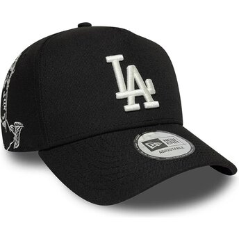 Kepsar böjd svart snapback 9FORTY E Frame Mythical Icon från Los Angeles Dodgers MLB av New Era