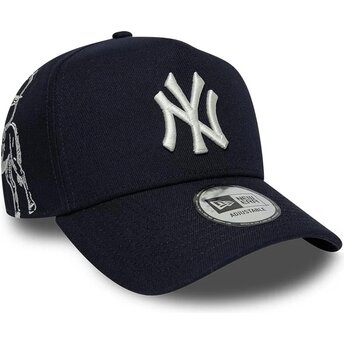 Kepsar böjd marinblå snapback 9FORTY E Frame Mythical...