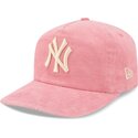 kepsar-bojd-rosa-justerbart-band-19twenty-precurved-corduroy-pastel-fran-new-york-yankees-mlb-av-new-era