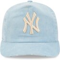 kepsar-bojd-bla-justerbart-band-19twenty-precurved-corduroy-pastel-fran-new-york-yankees-mlb-av-new-era