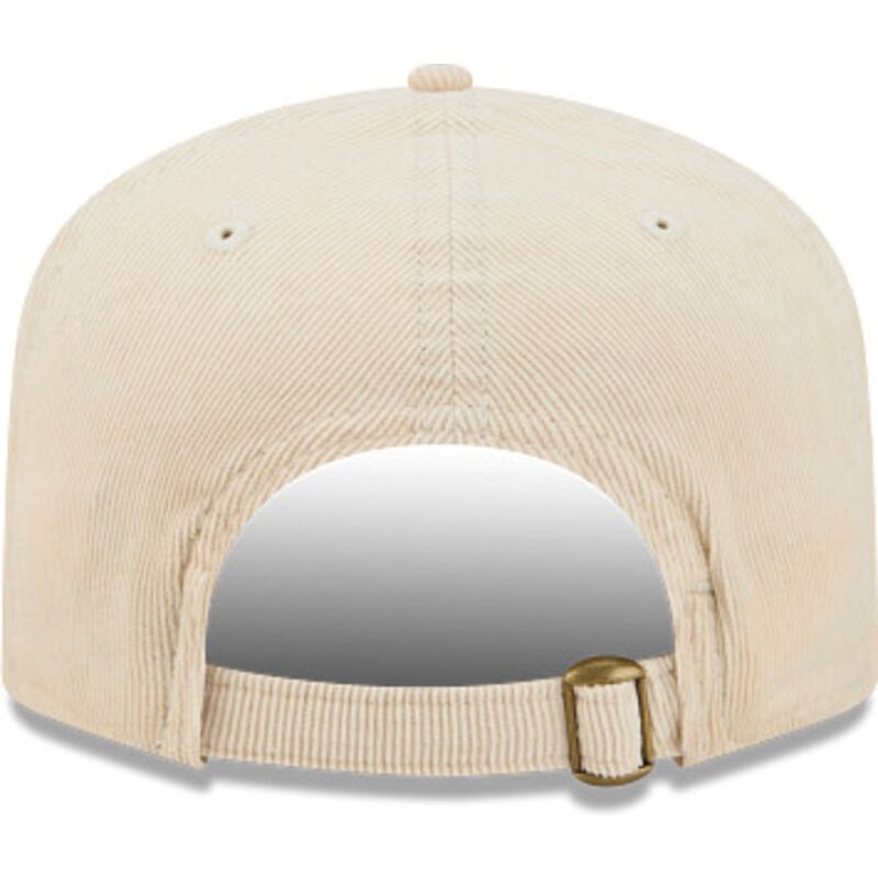 kepsar-bojd-beige-justerbart-band-19twenty-precurved-corduroy-pastel-fran-los-angeles-dodgers-mlb-av-new-era