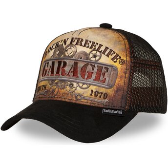 Kepsar böjd brun snapback N°270 Keep On Rolling av Rock’nFreeLife