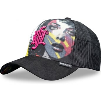 Kepsar böjd svart snapback N°246 Move The City av Rock’nFreeLife