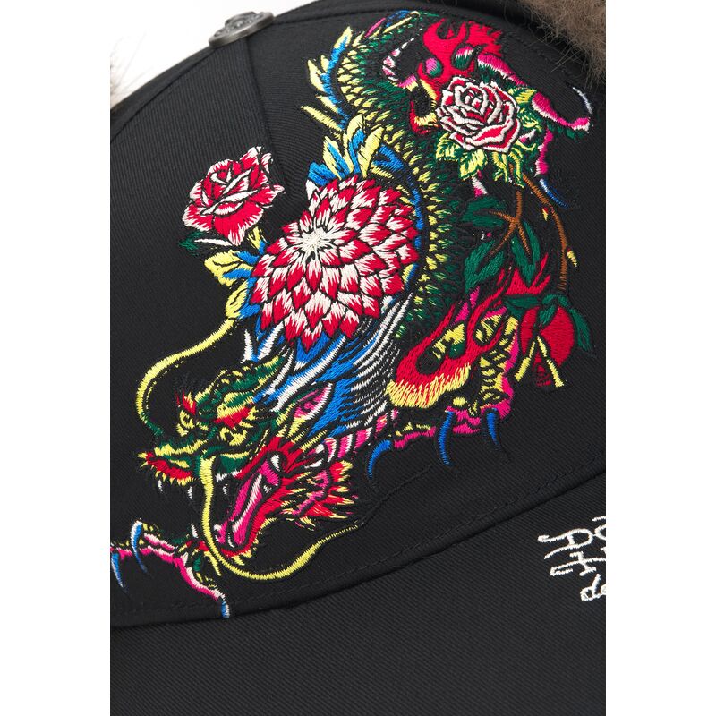 kepsar-bojd-svart-justerad-crawling-trapper-av-ed-hardy