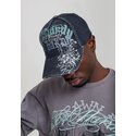 kepsar-bojd-svart-justerbart-band-distressed-floral-gothic-av-ed-hardy