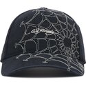 kepsar-bojd-svart-justerbart-band-spiderweb-av-ed-hardy