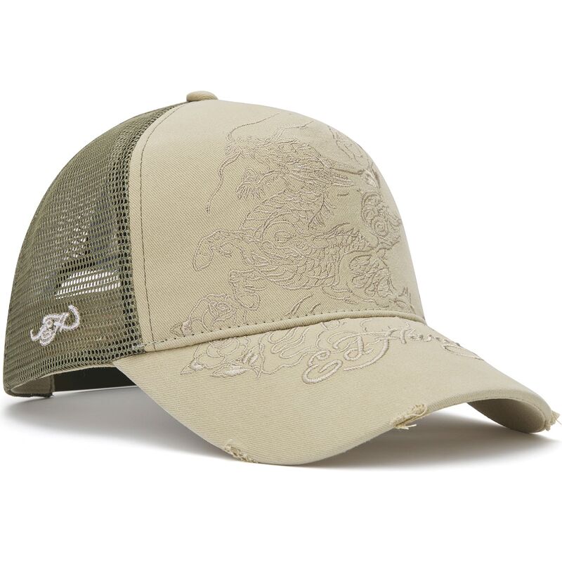 kepsar-bojd-khaki-snapback-outline-av-ed-hardy