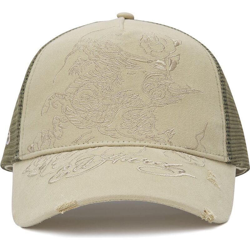 kepsar-bojd-khaki-snapback-outline-av-ed-hardy