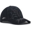 kepsar-bojd-svart-snapback-spiderweb-av-ed-hardy
