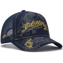 kepsar-bojd-marinbla-snapback-outline-dragons-av-ed-hardy