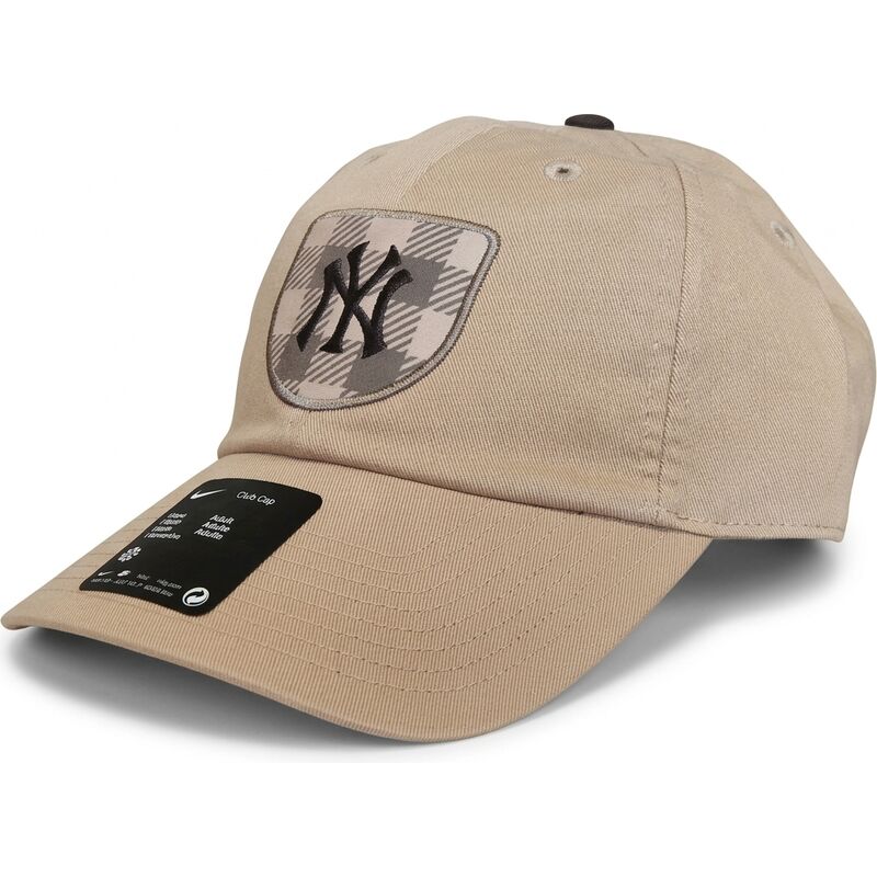 kepsar-bojd-beige-justerbart-band-club-unstructured-organic-cotton-hemp-fran-new-york-yankees-mlb-av-nike