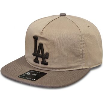 Kepsar platt beige justerbart band Pro Unstructured 5 Panel från Los Angeles Dodgers MLB av Nike