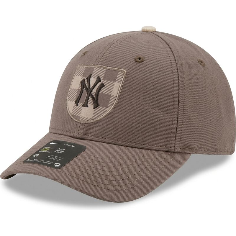 kepsar-bojd-brun-snapback-dri-fit-rise-structured-fran-new-york-yankees-mlb-av-nike