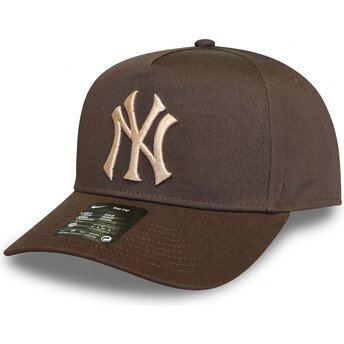 Kepsar böjd brun snapback Rise Structured A-Frame26 från New York Yankees MLB av Nike