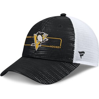 Kepsar böjd svart snapback Structured Meshback från Pittsburgh Penguins NHL av Fanatics
