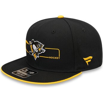 Kepsar platt svart snapback Structured från Pittsburgh Penguins NHL av Fanatics