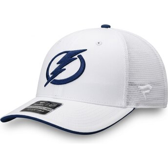 Kepsar böjd vit snapback Structured Mid-Crown från Tampa Bay Lightning NHL av Fanatics