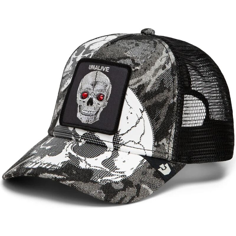 kepsar-bojd-svart-snapback-bone-head-unalive-the-farm-goorin-bros