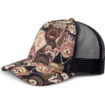 Kepsar böjd flerfärgad snapback HFT Crasy Sofa Bear av Djinns