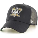 svart-truckerkeps-med-stort-frontlogo-av-nhl-anaheim-ducks-fran-47-brand