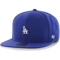 bla-platt-snapback-keps-med-litet-frontlogo-av-mlb-los-angeles-dodgers-fran-47-brand