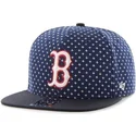 kepsar-plana-marinbla-snapback-estampado-de-cruces-fran-boston-red-sox-mlb-av-47-brand