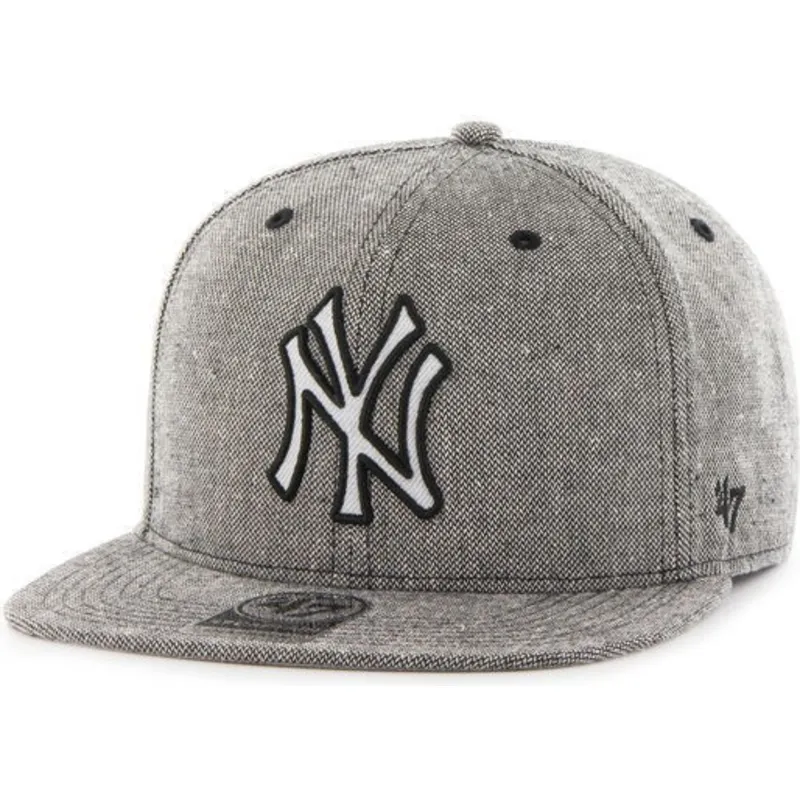 kepsar-plana-svart-snapback-tejido-vaquero-fran-new-york-yankees-mlb-av-47-brand